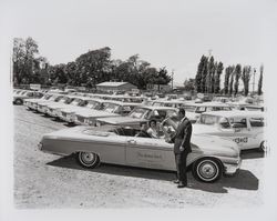 Miss Sonoma County at Bishop Hansel Ford, Santa Rosa , California, 1962