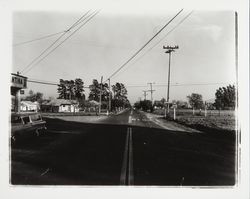 Intersection of West College and Marlow Road, Santa Rosa, California, 1961