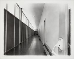 Hallway of Petaluma Veterans Memorial Building, Petaluma, California, 1970