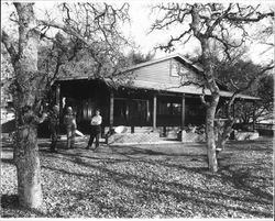 View outside the home of Oral R. Stephens and Thelma Stephens, Santa Rosa, California, March 19, 1973