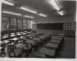 Classrooms at Ursuline High School, Santa Rosa, California, 1958