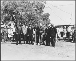 Groundbreaking for the Santa Rosa - Sonoma County Public Library, Santa Rosa, California, 1965