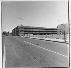 Parking garage at 2nd and D Streets, Santa Rosa, California, 1970