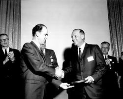 City of Santa Rosa Awards of merit being given to individuals, Santa Rosa, California, 1966