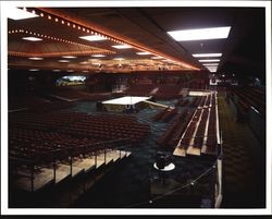 Interior of Redwood Empire Ice Arena, Santa Rosa, California, 1969