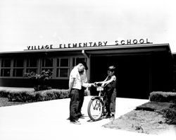 Jeff Peck and friends at Village Elementary School, Santa Rosa, California, 1951