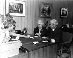 Grand opening of Summit Savings and Loan, Sebastopol, California, 1967