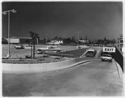 Top floor of 5th Street Parking Garage, Santa Rosa, California, 1964