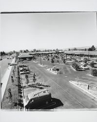 Parking area at Sonoma Marketplace, Sonoma, California, 1980