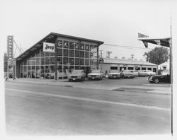 G. K. Hardt auto dealership, Santa Rosa, California, 1962