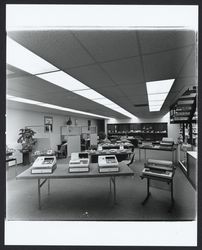 Office equipment department at King's Office Supplies, Santa Rosa, California, 1981