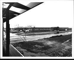 Construction on Cleveland Avenue near State Farm Building, Santa Rosa, California, 1963