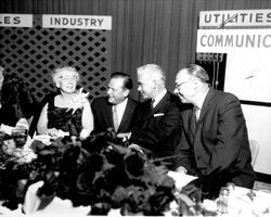 Chamber of Commerce awards being given to various people, Santa Rosa, California, 1961