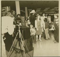 Opening day crowds at Sears, Santa Rosa, California, 1980