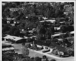 Neighborhood in Town and Country area, Santa Rosa, California, 1970