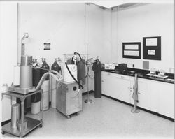 Rooms and equipment at Kelly Institute, Santa Rosa, California, 1963