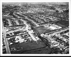 Aerial view of Mayette and Montgomery Village area