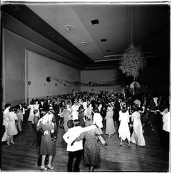 Burkhart Dance Class Christmas ball, Santa Rosa, California, 1979