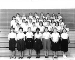 Cook Junior High School chorus, Santa Rosa, California, December 13, 1960