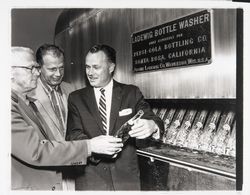 Bottle washer at Pepsi Cola Bottling Company, Santa Rosa, California, 1960