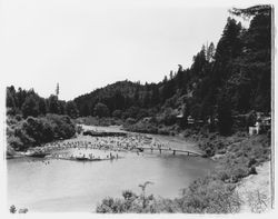 Rio Nido Beach, Rio Nido, California, 1960