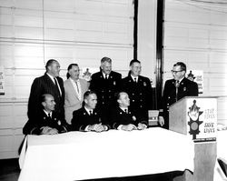 Celebrating Fire Prevention Week, Santa Rosa, California, October 10, 1962