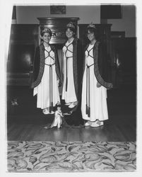 Nancy Ling and fellow officers of Job's Daughters, Santa Rosa , California, 1964