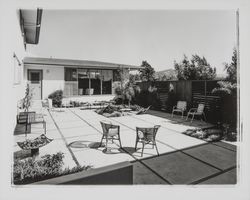 Patio at St. Eugene's Convent, Santa Rosa, California, 1960