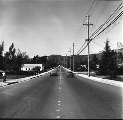 Middle Rincon Road just north of Sonoma Highway, Santa Rosa, California, 1972