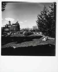 East side of Courthouse Square, Santa Rosa, California, 1977