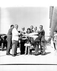 Ribbon cutting ceremony at opening of the Plaza Garage