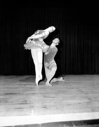 Ronald Trank with an unidentified ballerina