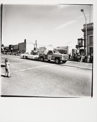 BSC float in Apple Blossom Parade, Sebastopol , California, 1978