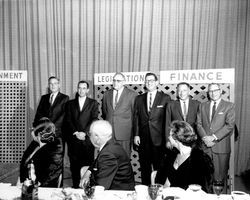 Chamber of Commerce awards being given to various people, Santa Rosa, California, 1961