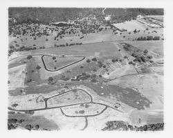 Aerial view of the central portion of Oakmont and the Oakmont Golf Course, Santa Rosa, California, 1964