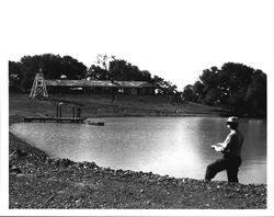 Men fishing at an unidentified location, Sonoma County, California, 1962