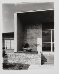 Entrance to Administration Building, Santa Rosa, California, 1960