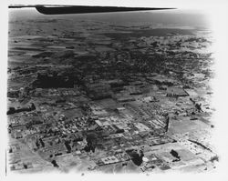 Aerial view of the Petaluma area, Petaluma, California, 1946