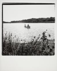 Canoes on Lake Ralphine, Santa Rosa, California, 1974