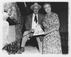 Celebrating the opening of Coddingtown Saddle 'N Sirloin, Santa Rosa, California, 1963