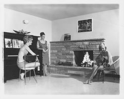 Interior view of Jay Cee House Apartments, Santa Rosa, California, 1966