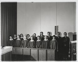 Choir of the Presbyterian Church of the Roses, Santa Rosa, California, 1957