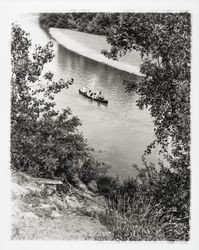 Canoes on the Russian River near Healdsburg, California, 1957