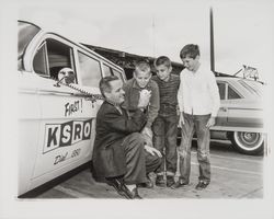 Kiwanis Club members at KSRO, Santa Rosa, California, 1962