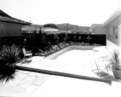 Backyard swimming pool, Santa Rosa, California, 1967