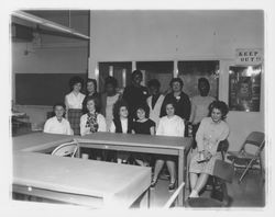 Students at Career Day at Los Guilicos, Santa Rosa, California, 1964