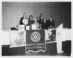 Rotary Club honors Phil Robbins, Santa Rosa, California, 1965