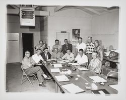 Board members of the North Coast Builders Exchange, Santa Rosa, California, 1960