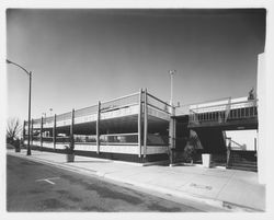 Parking garage at 3rd and D Street, Santa Rosa, California, 1967