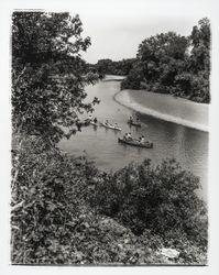 Canoes on the Russian River near Healdsburg, California, 1957